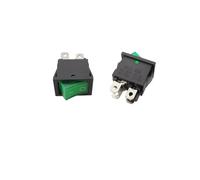 KCD1 Push Button Rocker Switch Small 15x21mm 2/3/4/6 Pin AC 6A/250V ON/OFF LED Lights Power Snap-In Boat Rocker Switches(I,5Pcs)