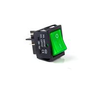 KCD4-201 interruptor basculante de 4 pines de alta resistencia on-off 30A/250V con luz LED, máquina de soldadura eléctrica/interruptor de horno retardante de llama(G)