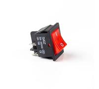 KCD4-201 interruptor basculante de 4 pines de alta resistencia on-off 30A/250V con luz LED, máquina de soldadura eléctrica/interruptor de horno retardante de llama(R)