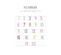 KCDFDVJFBM ABC Learning Posters for Toddlers, Colorful Nursery Wall-Art for Playroom and Kindergarten, Early Education Classroom Decor(Unframed,12x18inch(30x45cm))