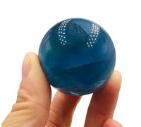 KCDFDVJFBM Blue Fluorite Crystal Ball|Polished Gemstone Sphere| Gemstones for, Decoration, Jewelry Making Gift,40-50mm