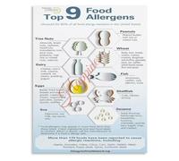 KCDFDVJFBM Crohns Disease Food List and Healthy Eating Chart Poster Visual Diet Guide for Kitchen Wall Decor(Unframed,12x18inch(30x45cm))