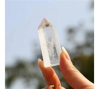KCDFDVJFBM Decorative Ornaments Clear Quartz Crystal Wand Point Obelisk Rock Column Home Decor Ornament