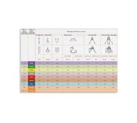 KCDFDVJFBM Forklift Crane Sling Load Chart Poster Guide Reference for Logistics Warehouse Dock Workers Break Room Decor(Unframed,12x18inch(30x45cm))