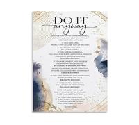 KCDFDVJFBM Inspirational Christian Poem Do It Anyway Canvas Print Wall Decor Home Art Religious Quote(Unframed,12x18inch(30x45cm))