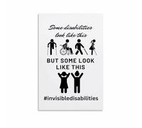 KCDFDVJFBM Kindness and Inclusion Wall Decor - Empowering Quote Canvas Print for Classroom Living Room Decor(Framed,16x24inch(40x60cm))
