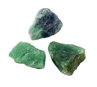 KCDFDVJFBM Large Size Green Fluorite Crystal Raw Stone Gemstone Irregular Bulk Rough Ornament Ornaments