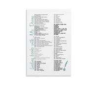 KCDFDVJFBM Library Reference Chart Book Classification Guide Educational Vintage Wall-Art Print for Teachers Librarians Study Room Decor(Framed,16x24inch(40x60cm))