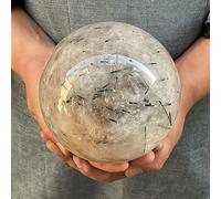 KCDFDVJFBM Marine Jasper Sphere Polishend Quartz Crystal Ball Ornaments (Size : 100-120mm)