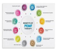 KCDFDVJFBM PEMF Benefits Reference Guide Canvas Painting Poster Wall-Art for Wellness Enthusiasts Room Decor(Unframed,08x12inch(20x30cm))