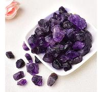 KCDFDVJFBM Raw Crystals Stone Minerals Amethyst Rose Quartz Irregular Shape Rough Rock Aquarium Decoration (Color : Dreamy Purple, Size 100g)