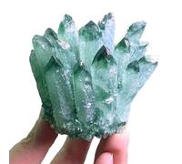 KCDFDVJFBM Raw Green Quartz Crystal Cluster Stones Irregular Collection Home Office Decor