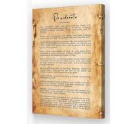 KCDFDVJFBM Retro Desiderata Wall-Art - Full Text Poem Print by Max Ehrmann, Literary Decor for Book Lovers, Office & Living Room Inspiration(Unframed,12x18inch(30x45cm))