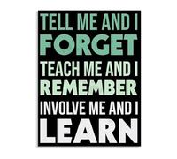 KCDFDVJFBM School Decor Motivational Poster for Teachers Canvas Wall-Art Inspirational Quote Gift Educator Impact and Legacy(Framed,08x12inch(20x30cm))
