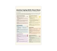 KCDFDVJFBM Somatic Grounding Techniques Poster Body Based Anxiety Coping Skills for Trauma Informed Yoga Studio Wall-Art(Unframed,08x12inch(20x30cm))