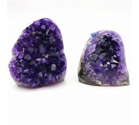 KCDFDVJFBM Stone 1PC Uruguary Dark Purple Amethyst Cluster Geode Home Decoration Quartz Crystals