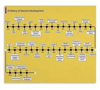 KCDFDVJFBM Vaccine History and Development Timeline Poster Science Breakthroughs Biology Classroom Educational Wall-Art Decor(Framed,12x18inch(30x45cm))