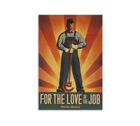 KCDFDVJFBM Vintage Plumbing Poster Retro Wall-Art - Tribute to the Plumbing Profession for Workshop, Man Cave and Industrial Decor(Unframed,16x24inch(40x60cm))