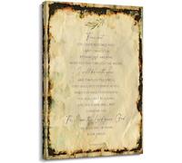 KCDFDVJFBM Wall-Art Isaiah 43 1-3 Poster Fear Not For I Have Redeemed You Canvas Print for Home Sunday School Wall Decor(Framed,16x24inch(40x60cm))