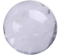 KCDFDVJFBM White Crystal Ball Polished Feng Shui Sphere Divination Metaphysical Balance Stone Home Decoration,16cm