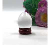 KCDFDVJFBM White Selenite Egg Quartz Crystal Home Living Room Decor