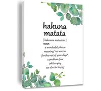 KCDFDVJFBM Word Definition Canvas Art Inspirational Print Eucalyptus Design Funny Wall Decor for Home Office Bedroom Gift(12x18inch(30x45cm),Framed)