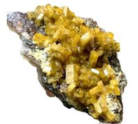 KCDFDVJFBM Yellow Barite Cluster,Crystals and Stones for Collection,Rare Baryte Crystal Raw Ore for Home Decoration and Gift Giving,180~240g