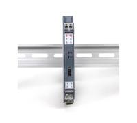 KCDFKMWMZ Fuente de alimentación de 220 V, 1 Entrada y 2 Salidas, convertidor de Aislamiento analógico, aislador de señal de Entrada y Salida de 4-20 mA(0-20MA IN-220V-0-20MA)