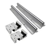 KCDFKMWMZ Guía Lineal Profesional de 12 mm SBR12 con Soporte Completo y Eje Lineal con 4 Bloques de rodamientos deslizantes SBR12UU.(1050mm)