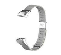Kcdream Correa Compatible para Honor Band 4,Correas Metal para Honor Band 5 Repuesto Pulsera de Acero Inoxidable Cuentas Reemplazo Para Huawei Honor Band 4/5 (No Host)- Silver