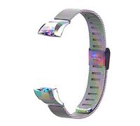 Kcdream Correa Compatible para Honor Band 4,Correas Metal para Honor Band 5 Repuesto Pulsera de Acero Inoxidable Cuentas Reemplazo Para Huawei Honor Band 4/5 (No Host)- Color