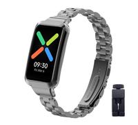 Kcdream Correa para Oppo Watch Free Metal Pulsera, Correa Reloj Flexible Acero Inoxidable Recambio Brazalete Watch Correa Repuesto para Oppo Watch Free