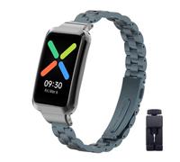 Kcdream Correa para Oppo Watch Free Metal Pulsera, Correa Reloj Flexible Acero Inoxidable Recambio Brazalete Watch Correa Repuesto para Oppo Watch Free