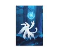 KCFDKKDK Póster decorativo de Game Ori y el bosque ciego, 3 pósteres de pared e impresión artística moderna para decoración de dormitorio familiar, 40 x 60 cm