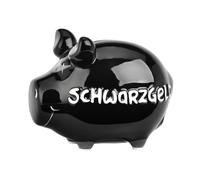 KCG Hucha de dinero negro pequeña