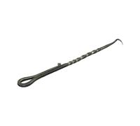 KCHFEVQ Gancho para Voltear Carne, Gancho para Parrilla, Gancho para Barbacoa, Accesorio para Barbacoa. Fabricado en Aleación Resistente con Mango Cómodo. Par, 35cm