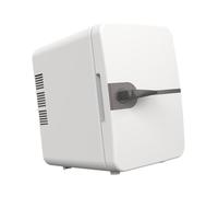 KCHFEVQ Mini Refrigerador Compacto, Pequeño Refrigerador de Belleza para El Cuidado del Maquillaje, Función de Frío Y, Material PP Portátil, Adecuado Pa, Blanco