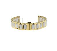 KCHSRKHXC 12 14 16 18 18 20 22 mm Correa de reloj de cerámica para hombres Femeninos Strisho Smooth Smooth Banda de múltiples pulseras de acero inoxidable de acero inoxidable
