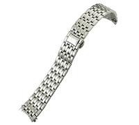 KCHSRKHXC 20mm 16mm 19mm Stainless Steel Watchband Replacement for Omega De Ville Prestige Orbis Edition Watch Strap Metal Glossy Bracelet (Color : Golden, Size : 19mm)