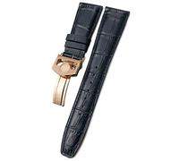 KCHSRKHXC 20mm 21mm 22mm Cowhide Watch Band Replacement for Porotfino Family 'S Watches Strap Folding Buckle
