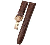 KCHSRKHXC 20mm 21mm 22mm Cowhide Watch Band Replacement for Porotfino Family 'S Watches Strap Folding Buckle