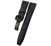 KCHSRKHXC 20mm 21mm 22mm Cowhide Watch Band Replacement for Porotfino Family 'S Watches Strap Folding Buckle