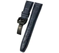 KCHSRKHXC 20mm 21mm 22mm Cowhide Watch Band Replacement for Porotfino Family 'S Watches Strap Folding Buckle