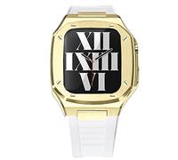 KCHSRKHXC 41 mm45mmstinlesssteelStapsetForappleWatch44mmMetalcaseForiWatch87Series6Se5440mmDiyModificationKit