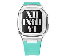 KCHSRKHXC 41 mm45mmstinlesssteelStapsetForappleWatch44mmMetalcaseForiWatch87Series6Se5440mmDiyModificationKit