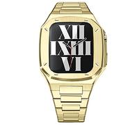 KCHSRKHXC 41 mm45mmstinlesssteelStapsetForappleWatch44mmMetalcaseForiWatch87Series6Se5440mmDiyModificationKit