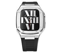 KCHSRKHXC 41 mm45mmstinlesssteelStapsetForappleWatch44mmMetalcaseForiWatch87Series6Se5440mmDiyModificationKit