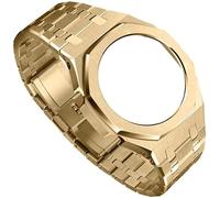 KCHSRKHXC All Stainless Steel Watch Bezel Strap Replacement Accessories,For GA2100/GA2110 Men's Women Watches DIY watch strap