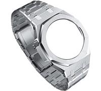 KCHSRKHXC All Stainless Steel Watch Bezel Strap Replacement Accessories,For GA2100/GA2110 Men's Women Watches DIY watch strap