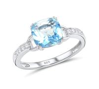 KCHSRKHXC Anillos para mujeres Joyas de lujo de lujo de lujo más reciente